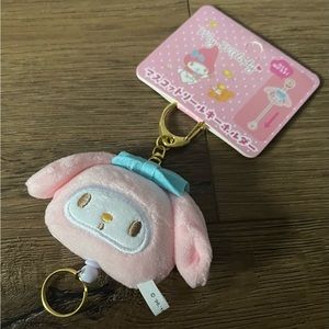 MY MELODY-Imported (NWT) Plush Stretch Keychain